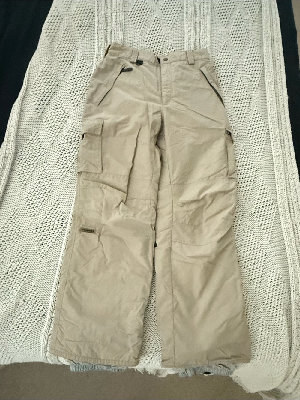 Women’s Khaki Snowboard Cargo Pants